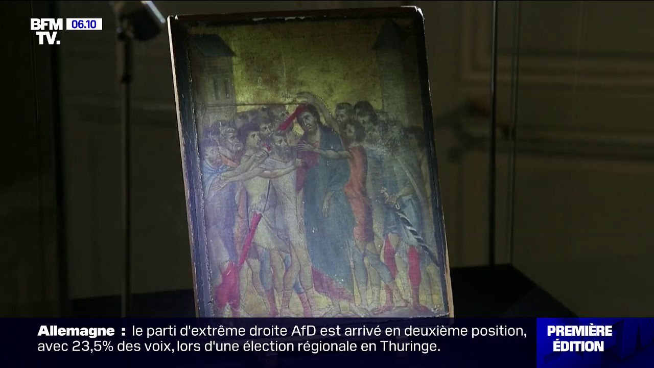 "Le Christ moqué", tableau du peintre italien Cimabue, vendu 24 millions d'euros aux enchères