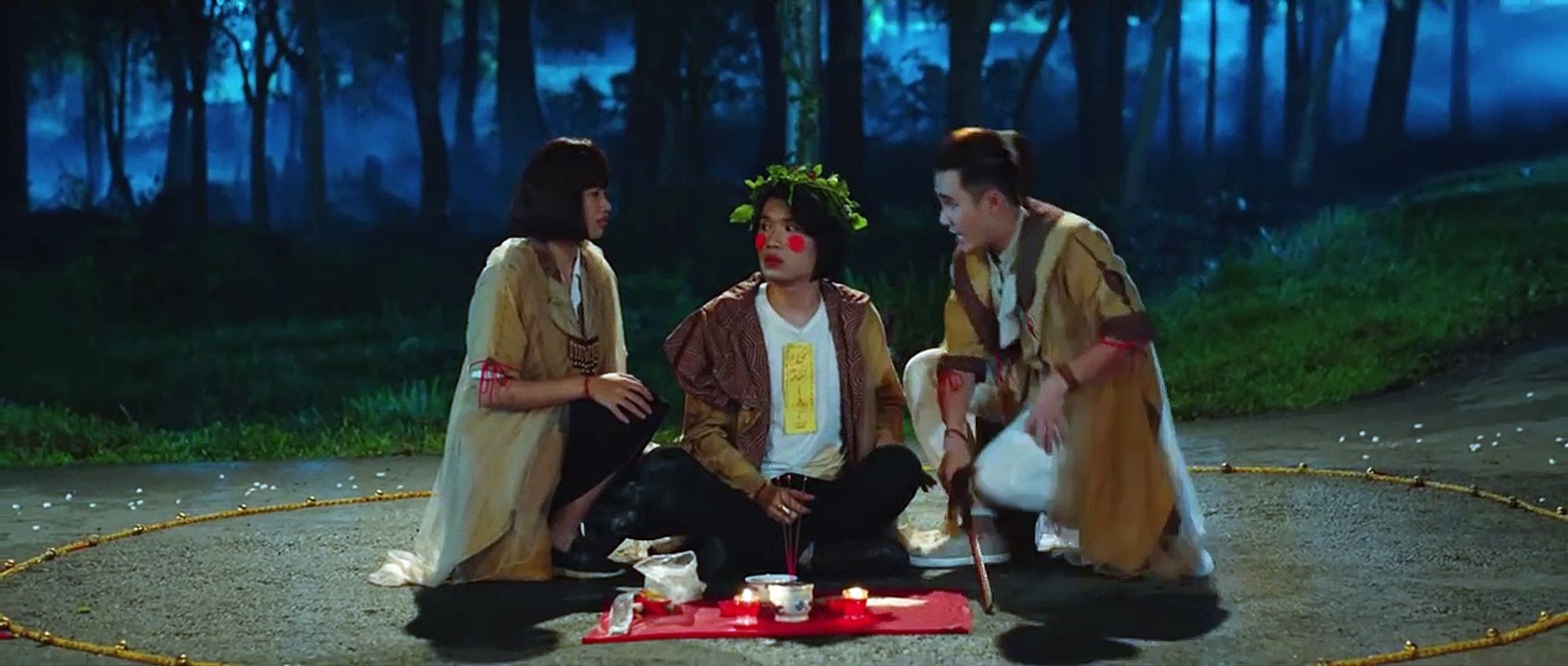 PHÁP SƯ MÙ - MOVIE CLIP QUANG TRUNG HÁT CÔ DÂU CHÚ RỂ - KC- 08.11.2019