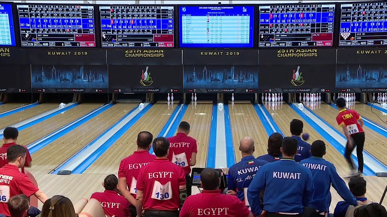 Team of 5 Block 2 - TV Lanes - 25th Asian Tenpin Bowling Championships 2019