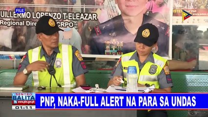 PNP, naka-full alert na para sa Undas