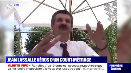 Une vieille vidéo de Jean Lassalle racontant un enterrement inspire un court-métrage