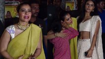 Kajol attends Bachchan's Diwali party with daughter Nysa & son Yug; Watch video | FilmiBeat