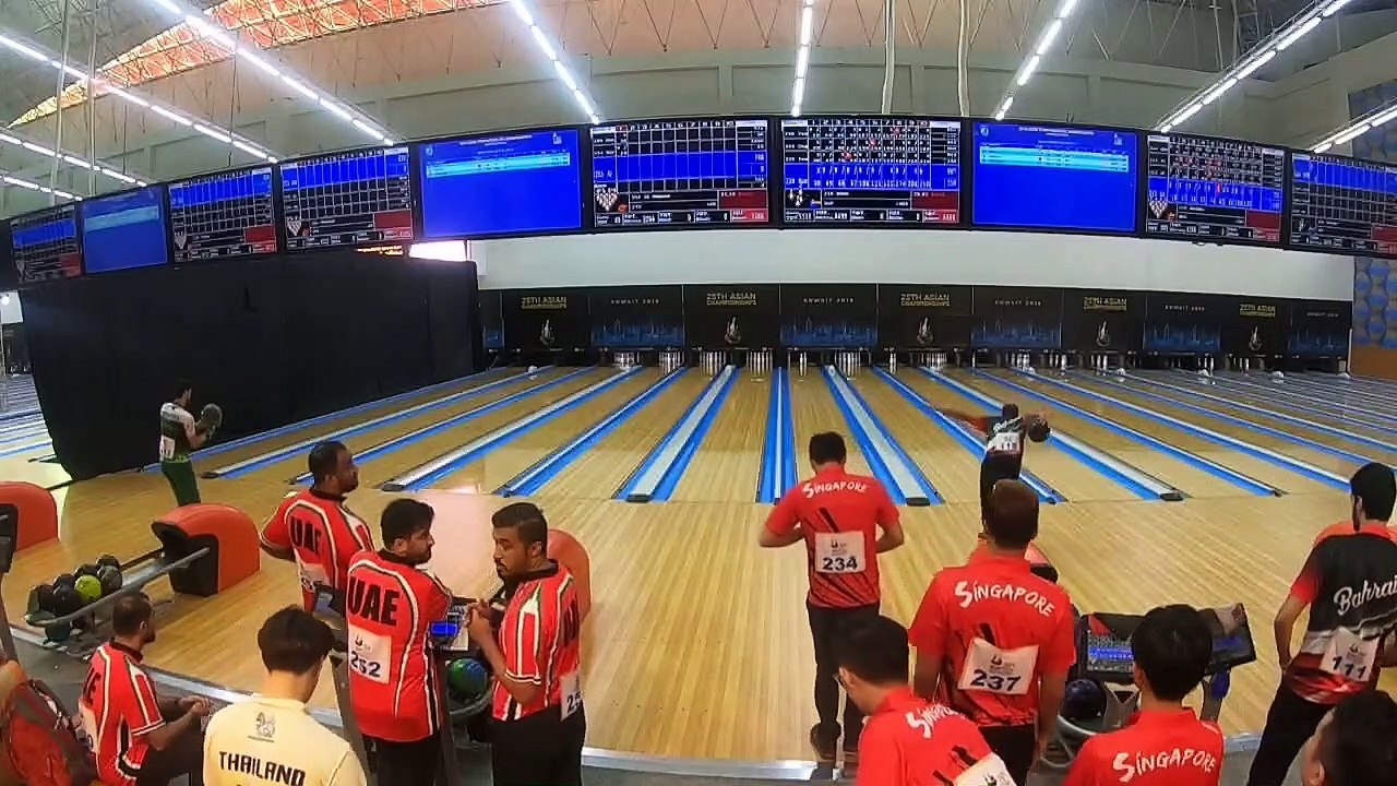 Team of 5 Men Block 2 - Lanes 33-40 - 25th Asian Tenpin Bowling Championships 2019