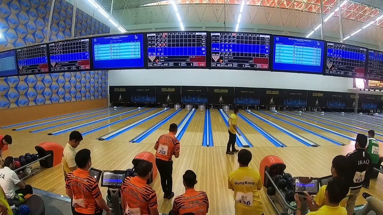 Team of 5 Men Block 2 - Lanes 3-10 - 25th Asian Tenpin Bowling Championships 2019