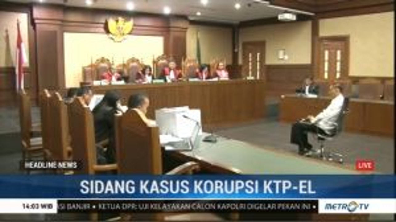 Markus Nari Jalani Sidang Tuntutan Kasus Korupsi KTP-el