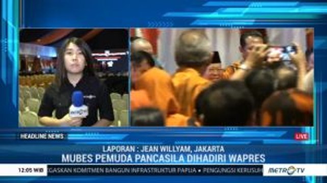 Wapres Ma'ruf Amin Tutup Mubes X Pemuda Pancasila