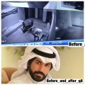 فيديو لحظة اقتحام 5 لصوص لمنزل النجم عبدالله السيف