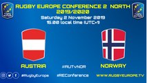 AUSTRIA / NORWAY - RUGBY EUROPE CONFERENCE 2 NORTH 2019/2020