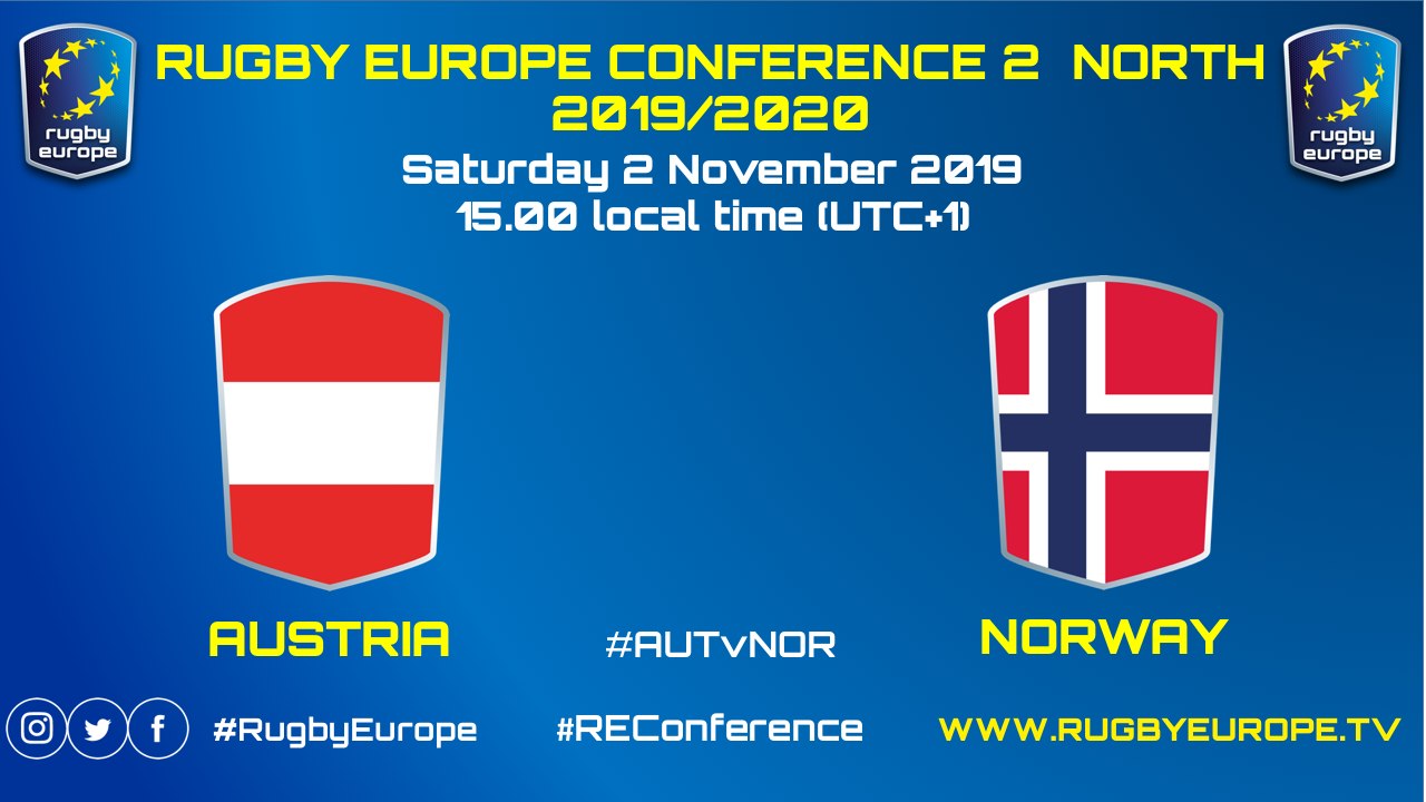 AUSTRIA / NORWAY - RUGBY EUROPE CONFERENCE 2 NORTH 2019/2020