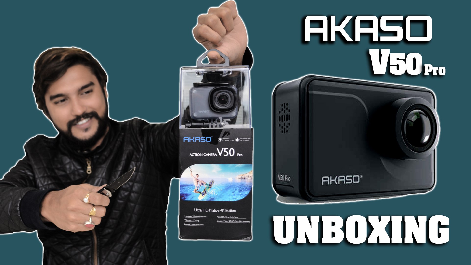 Akaso V50 Pro Unboxing And First Impression: Amazing Action Camera In  Budget Segment - video Dailymotion