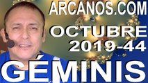 GEMINIS OCTUBRE 2019 ARCANOS.COM - Horóscopo 27 de octubre al 2 de noviembre de 2019 - Semana 44