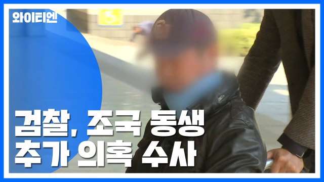 檢, 조국 동생 추가 의혹 수사...조국, 이르면 이번 주 소환 / YTN