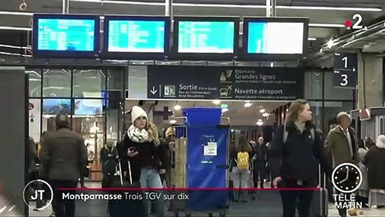 SNCF : trois TGV sur dix sur l'axe atlantique