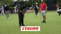 Au putting green avec Tiger - Golf - PGA