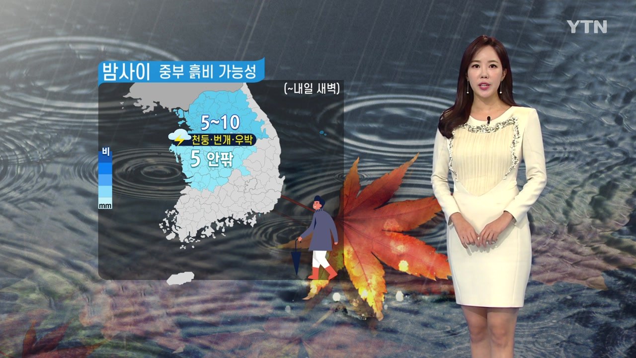 [날씨] 밤사이 중부 흙비 가능성...내일 미세먼지 '나쁨' / YTN