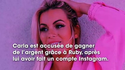 Carla Moreau répond à ceux qui disent qu’elle se fait de l’argent sur le dos de sa fille Ruby
