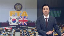 Nat'l Assembly ratifies S. Korea-UK FTA