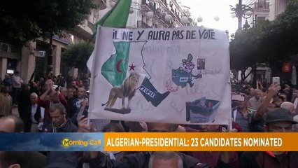 Algérie : 23 candidatures pour la présidentielle [Morning Call]