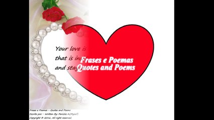 Your love is a pearl, that is inside of my heart! [Quotes and Poems]