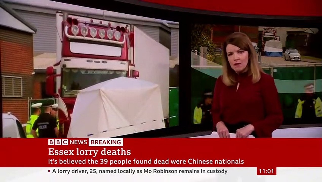 39 found dead in lorry 'were Chinese nationals' - BBC News