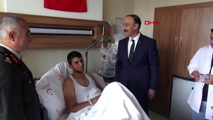 Şanlıurfa vali erin yaralı askerleri ziyaret etti