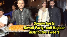 Sonam Kapoor Ahuja hosts Diwali Party, Anil Kapoor distributes sweets