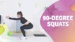 90-degree squats - Step to Health