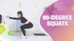 90-degree squats - Step to Health