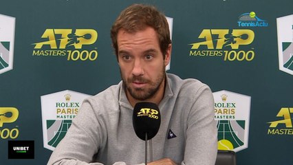 Rolex Paris Masters 2019 - Richard Gasquet est forfait : "Je ne sais pas combien de temps il me reste"