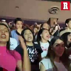 Así "disfrutó" el Guille Franco de un concierto de los Jonas Brothers