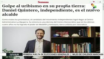 Colombia: el uribismo pierde Medellín ante un independiente