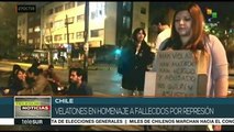 Realizan chilenos velatones en memoria de los caídos por la represión