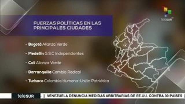 Elecciones regionales colombianas reconfiguran el mapa político