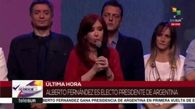 Cristina Fernández pide a Mauricio Macri cuide Argentina hasta el 10-D