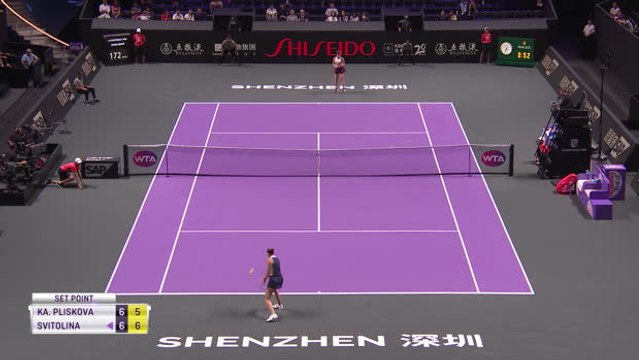 Svitolina begins WTA Finals defence against Pliskova