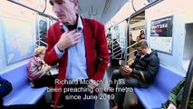 The climate activist preaching on New York's subway