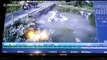 Terrifying video shows car carrying family of five thrown into river after headlong collision in north India
