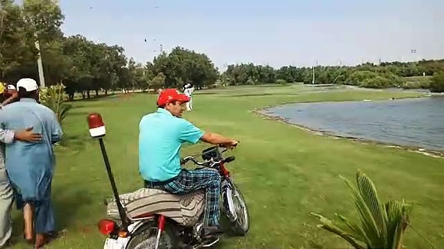 Sea Water Spill Over into Karachi Golf Ground