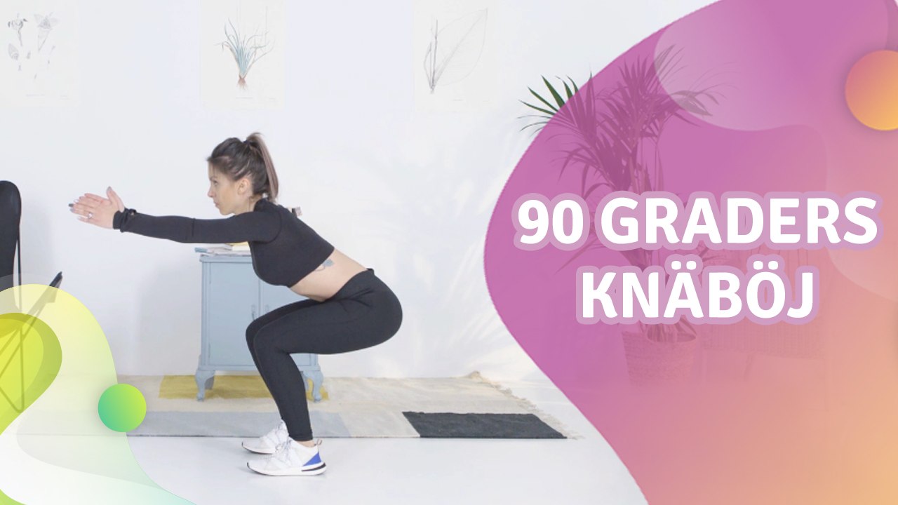 90 graders knäböj - Steg för Hälsa