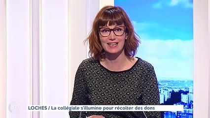 LOCHES La collégiale s'illumine pour récolter des dons