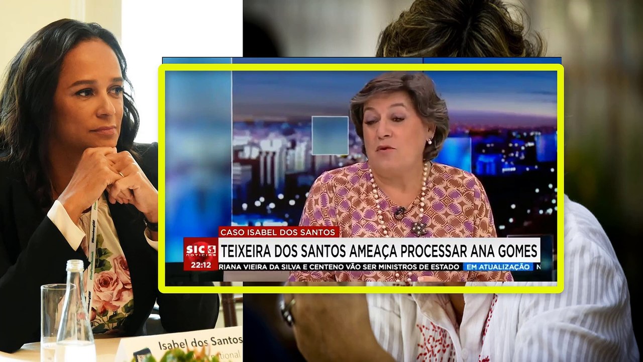 Isabel dos Santos é desmentida por Ana Gomes "Ela faz lavagem de dinheiro, usa o dinheiro público"