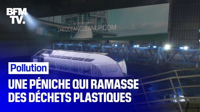 The Interceptor : la péniche qui ramasse des déchets plastiques