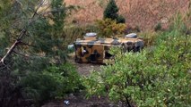 Zırhlı askeri araç devrildi: 4 yaralı - KAHRAMANMARAŞ