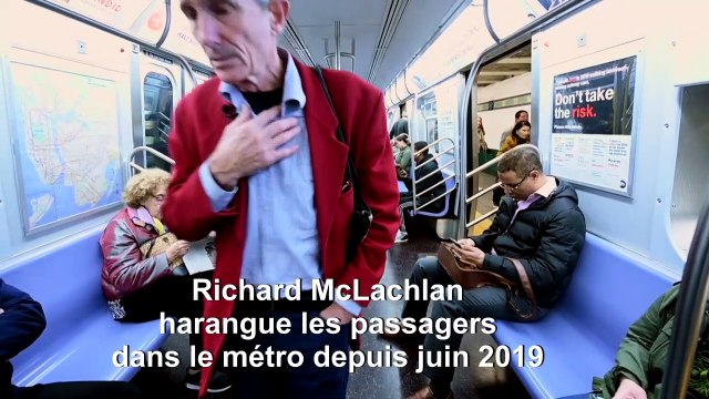 L'homme qui prêchait pour le climat dans le métro new-yorkais