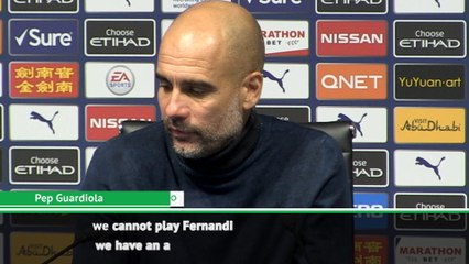 Missing players is not an excuse - Guardiola