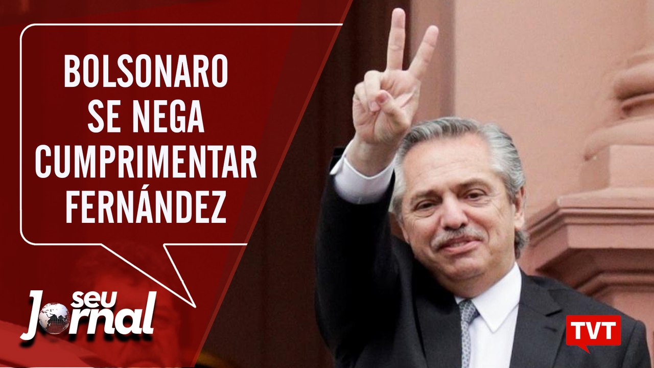 Bolsonaro se nega cumprimentar Fernández - Eleições na América do Sul – Seu Jornal 28.10.19