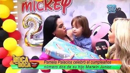 VIDEO | Pamela Palacios celebró el cumpleaños de su pequeño hijo Marwin