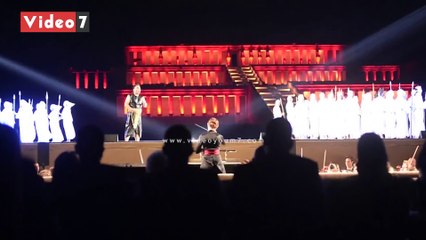 ختام فعاليات اليوم الثانى لـ"أوبرا عايدة" بمعبد حتشبسوت