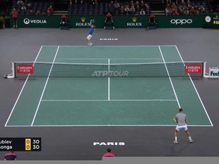 Rolex Paris Masters - Tsonga s'impose contre Rublev