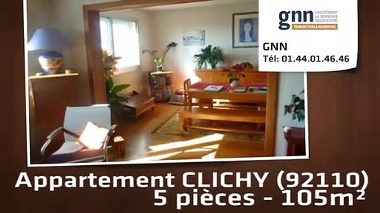 A vendre - Appartement - CLICHY (92110) - 5 pièces - 105m²